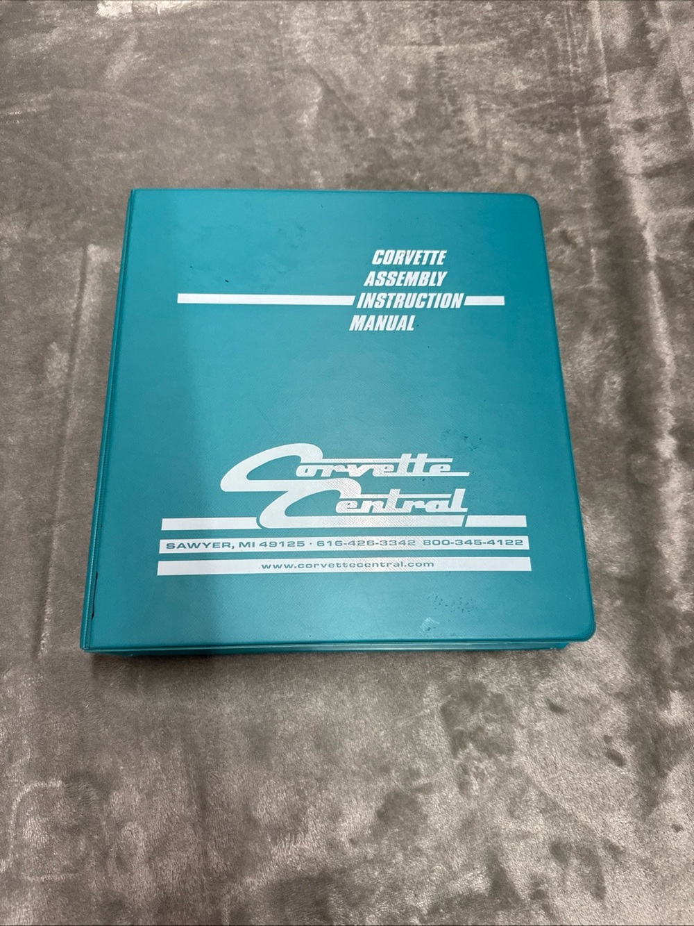 Vintage 1958 Chevrolet Corvette Central Assembly Instruction Manual